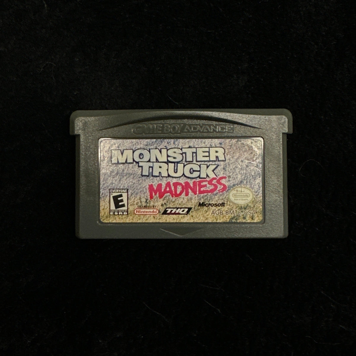 Monster Truck Madness for Game Boy Advance cartridge