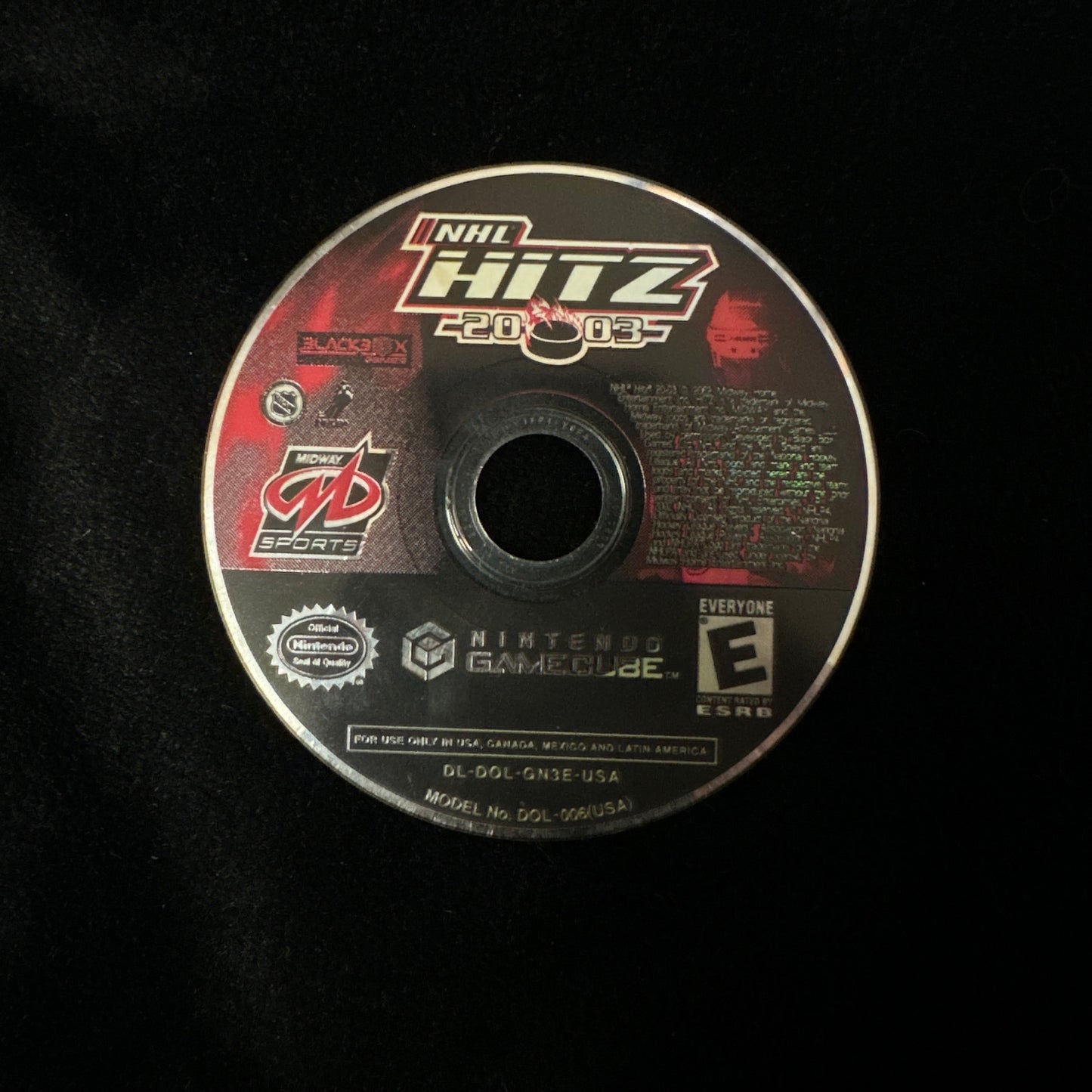 NHL Hitz 2003 for GameCube (loose disc)