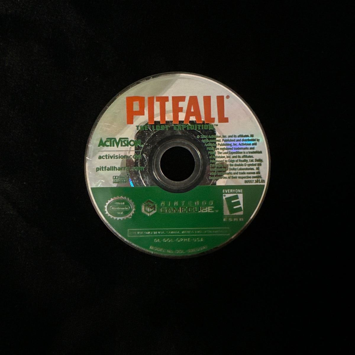 Pitfall the Lost Expedition for GameCube (loose disc)