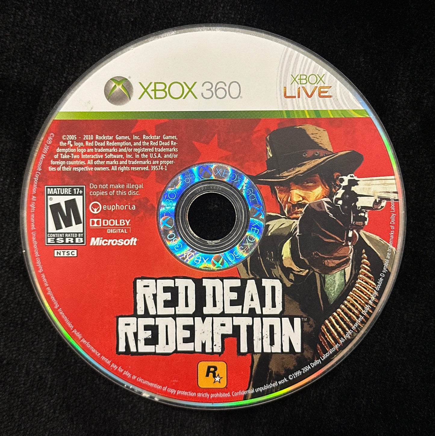 Red Dead Redemption for Xbox 360 (Loose Disc)