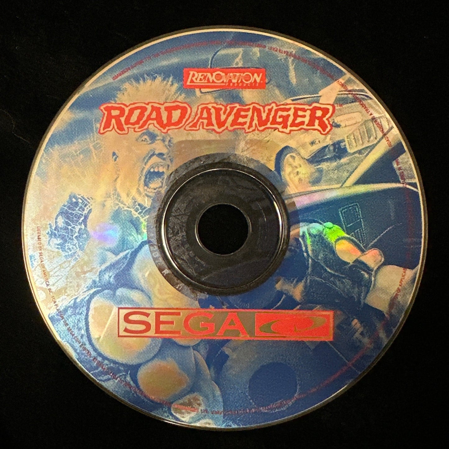 Road Avenger for Sega CD (loose disc)