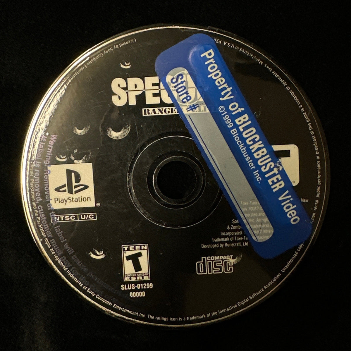 Spec Ops: Ranger Elite for PlayStation (loose disc)