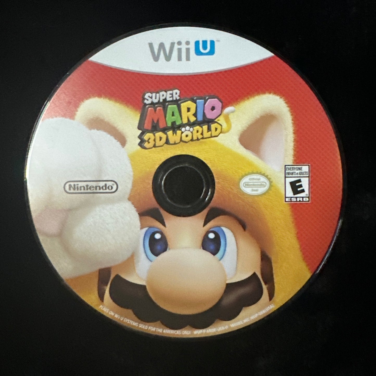 Super Mario 3D World for Wii U (loose disc)