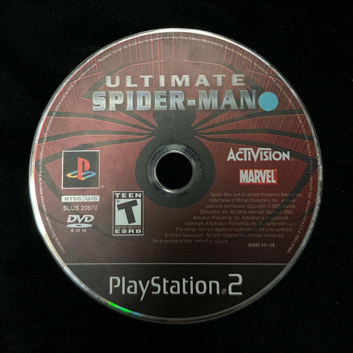 Ultimate Spider-Man for PS2 (loose disc)