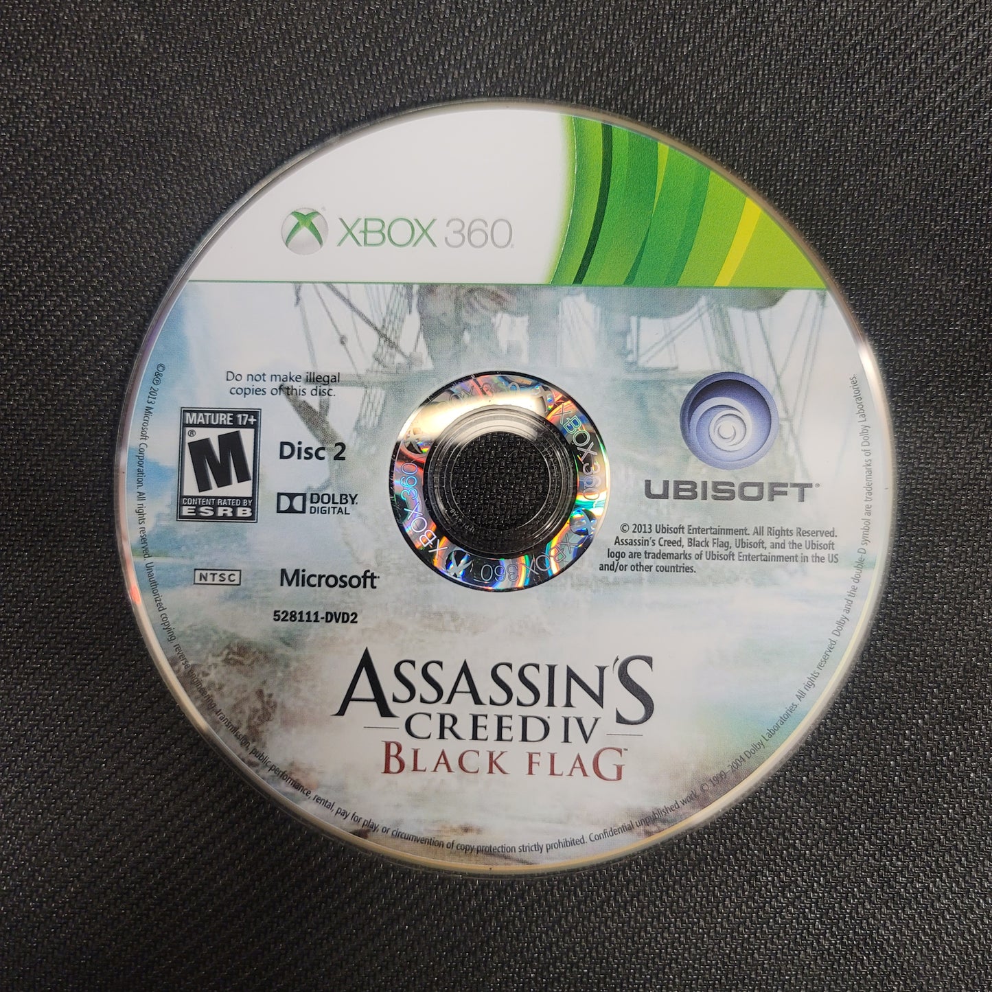 Assassin's Creed IV Black Flag for Xbox360 (Loose Disc)