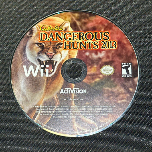Cabela's Dangerous Hunts 2013 for Wii (Loose Disc)