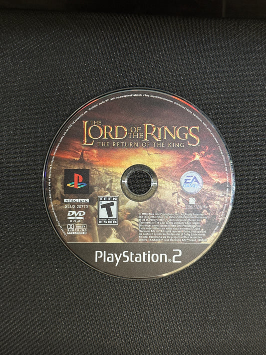 The Lord of the Rings: Return of the King for PlayStation 2 (Loose Disc)