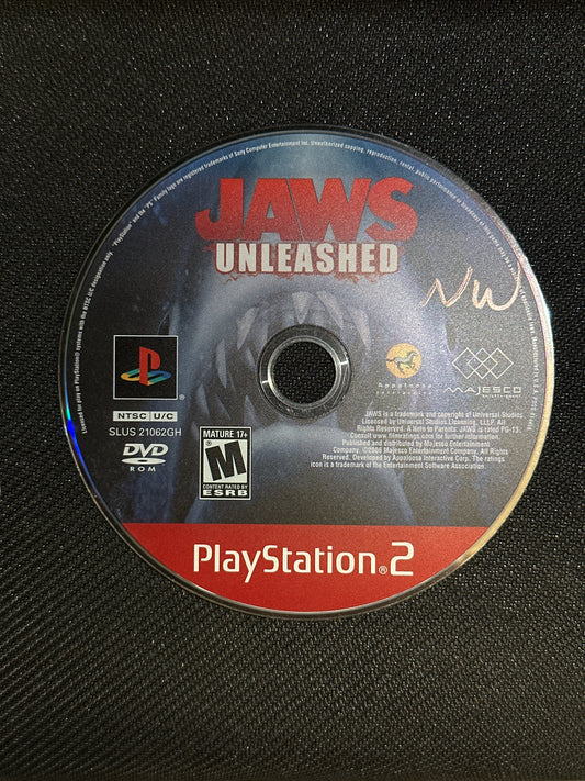 JAWS Unleashed for PlayStation 2 (Loose Disc)