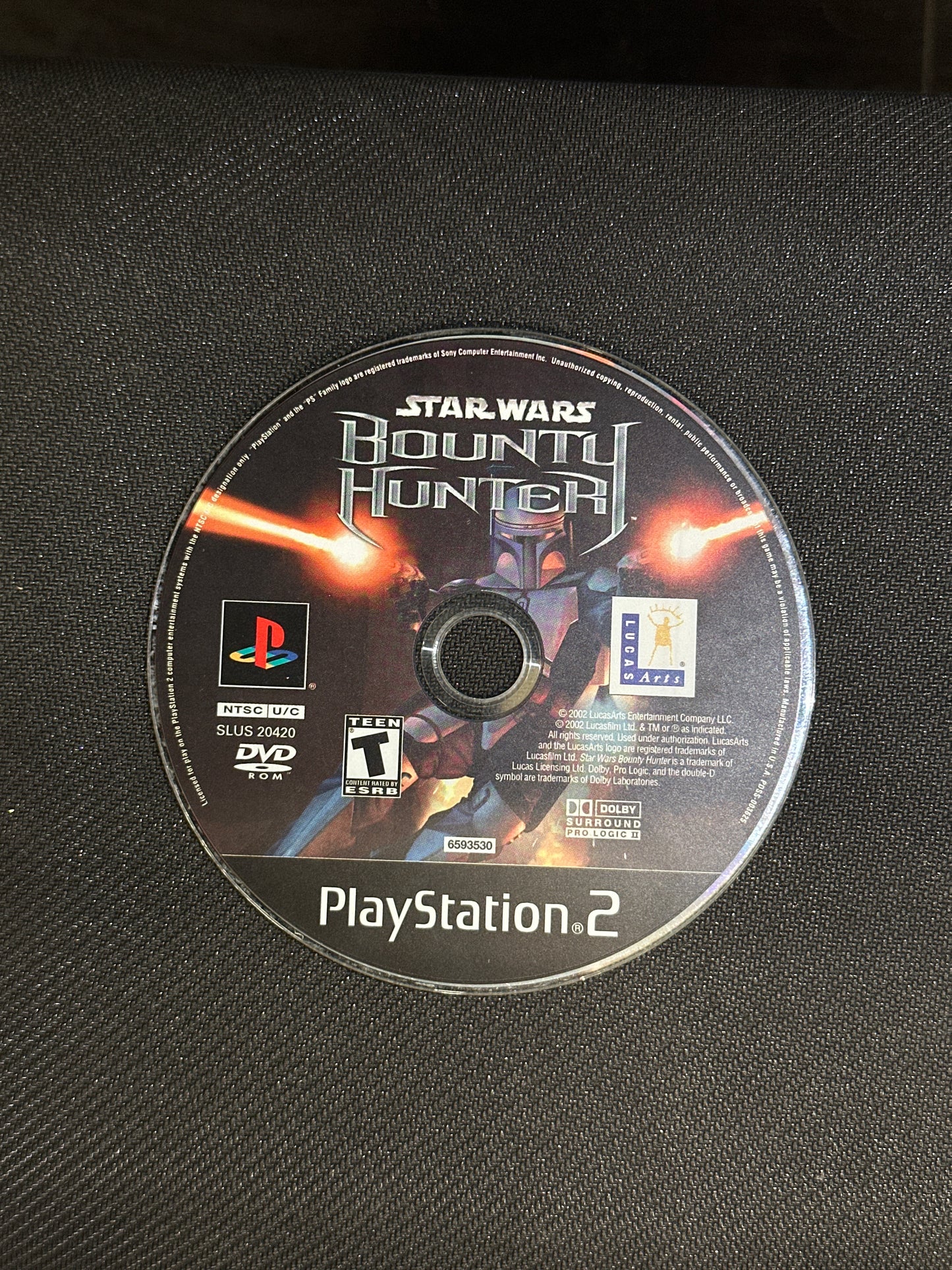 Star Wars Bounty Hunter for PlayStation 2 (Loose Disc)