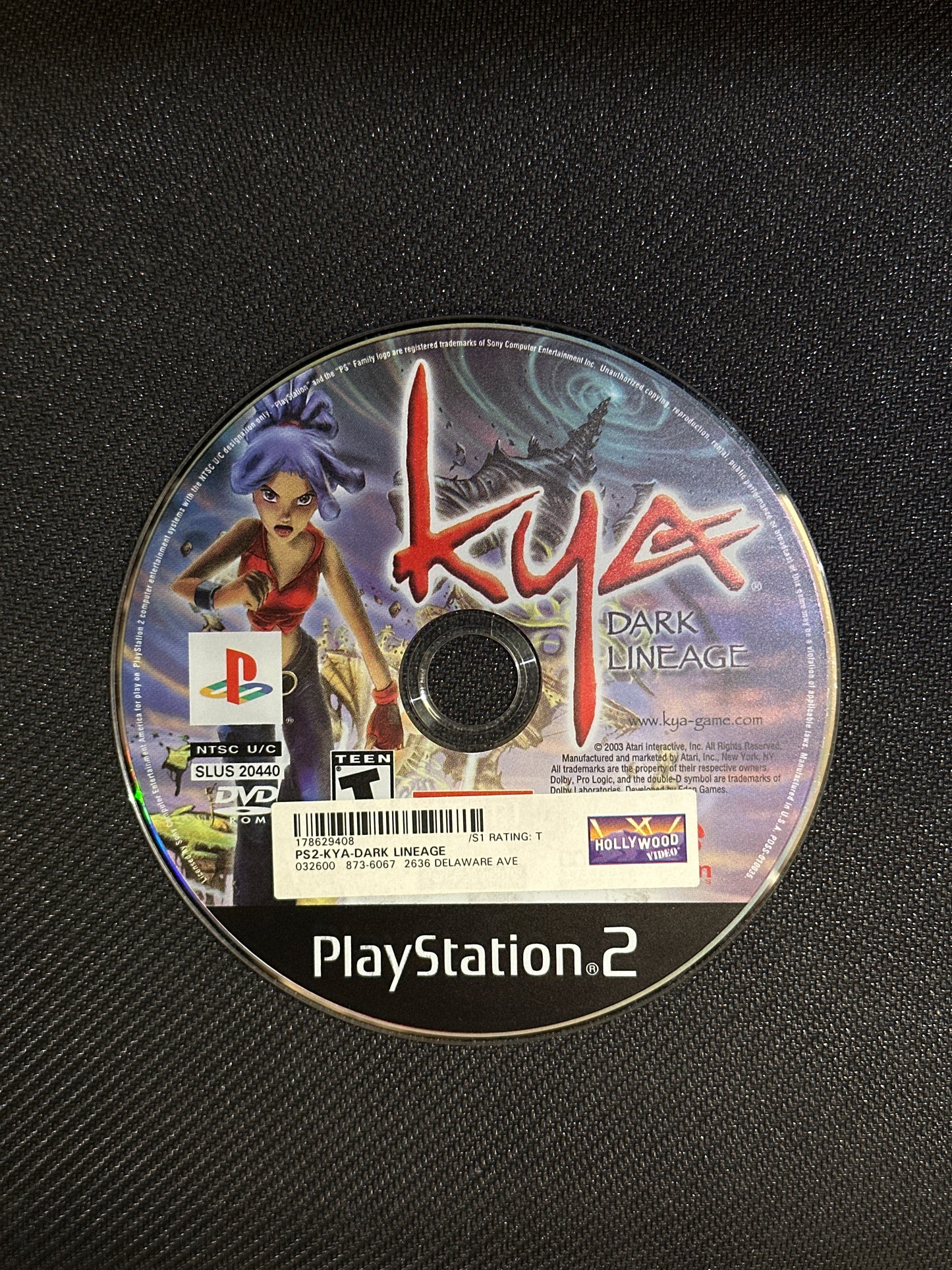 Kya Dark Lineage for PlayStation 2 (Loose Disc)