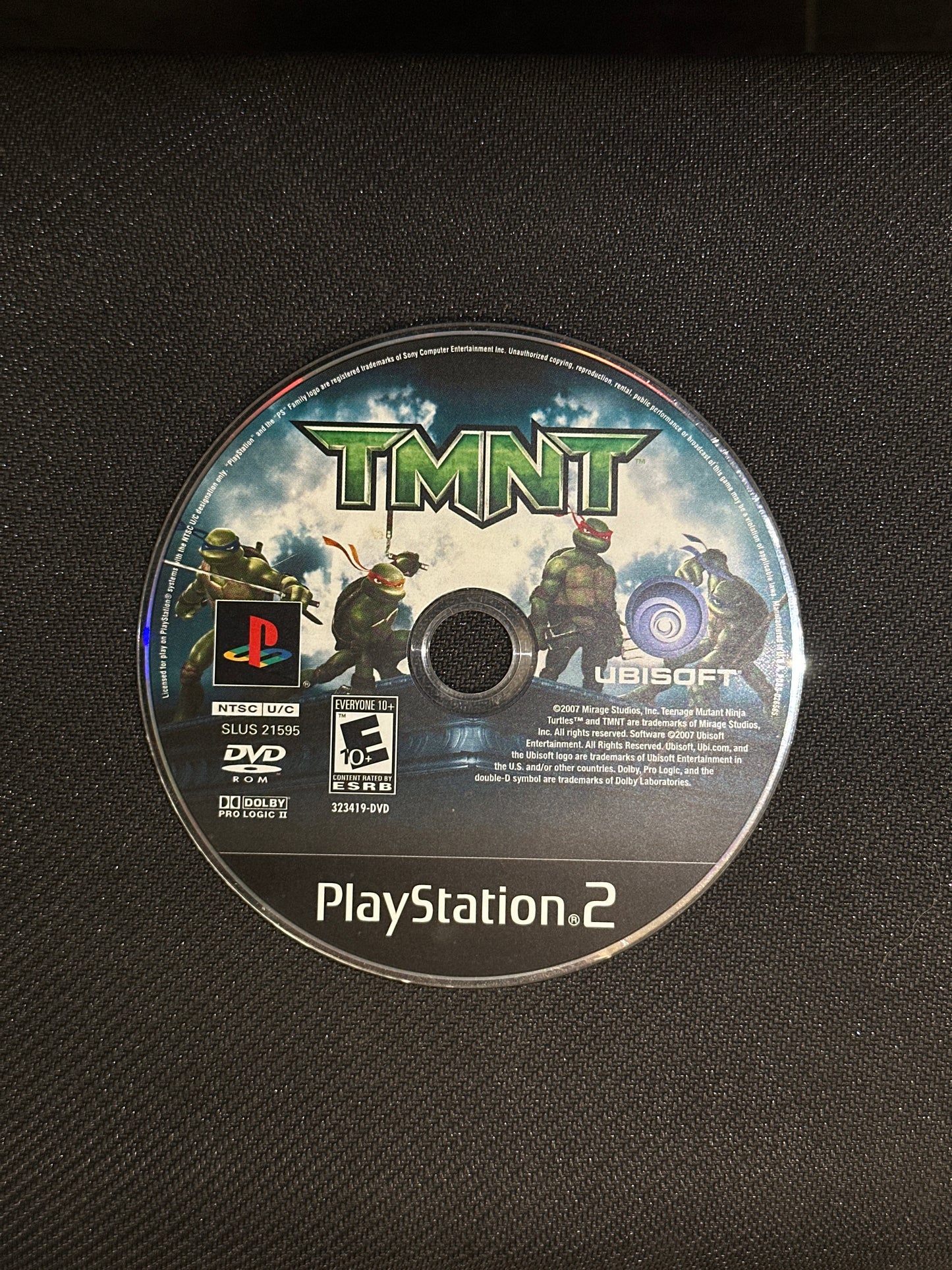 TMNT for PlayStation 2 (Loose Disc)
