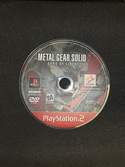 Metal Gear Solid 2 Sons of Liberty (Loose Disc)