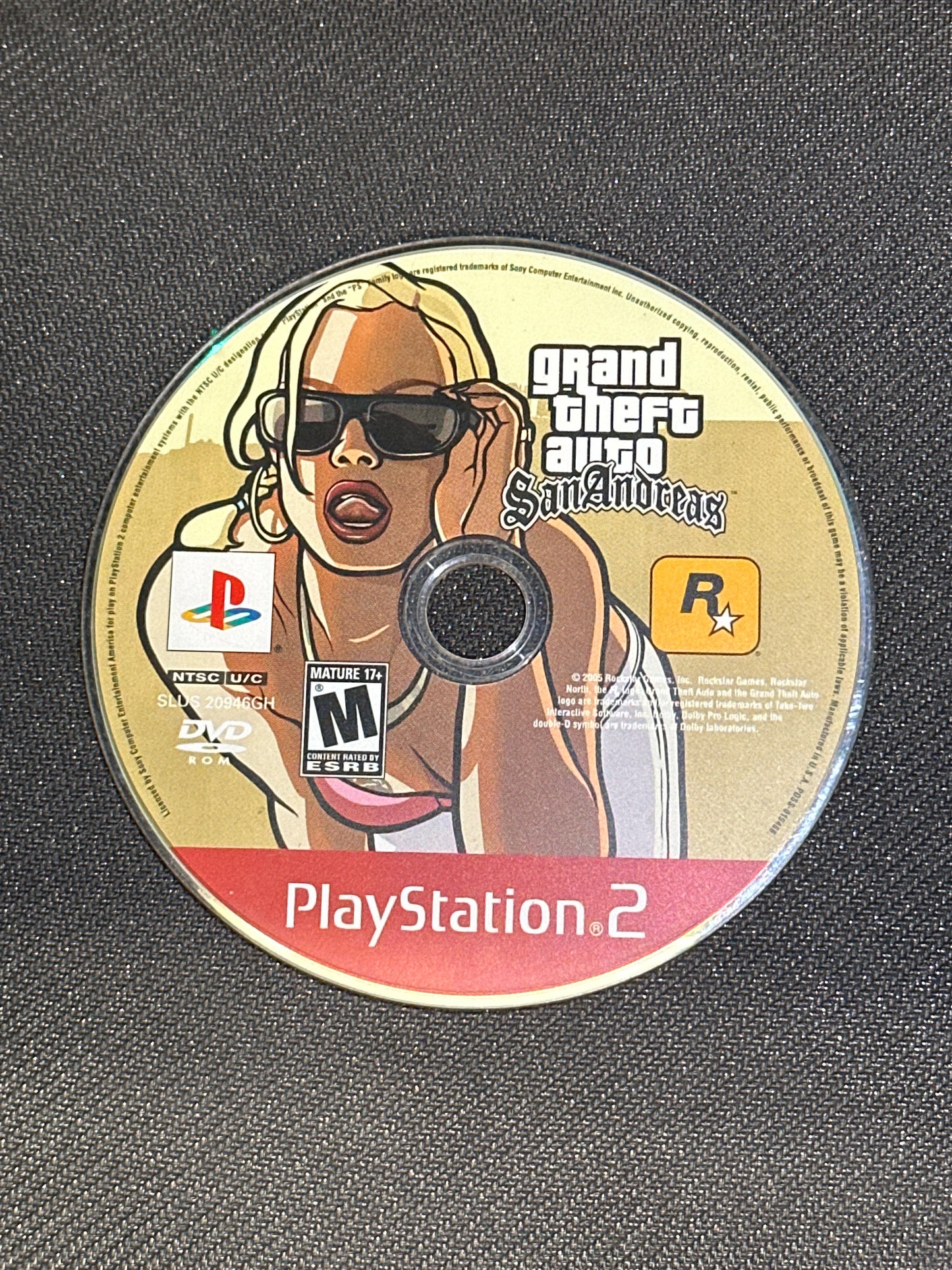 Grand Theft Auto San Andreas for PlayStation 2 (Loose Disc)
