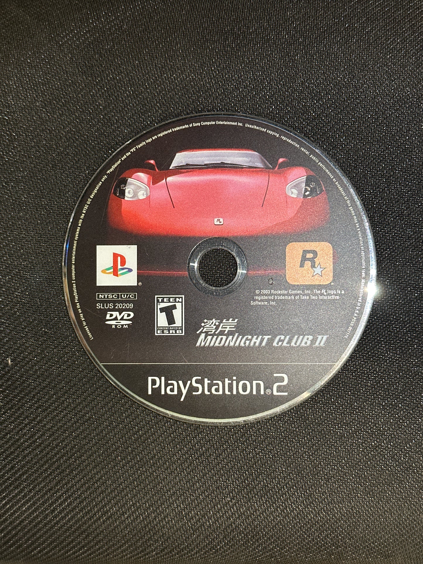 Midnight Club 2 for PlayStation 2 (Loose Disc)