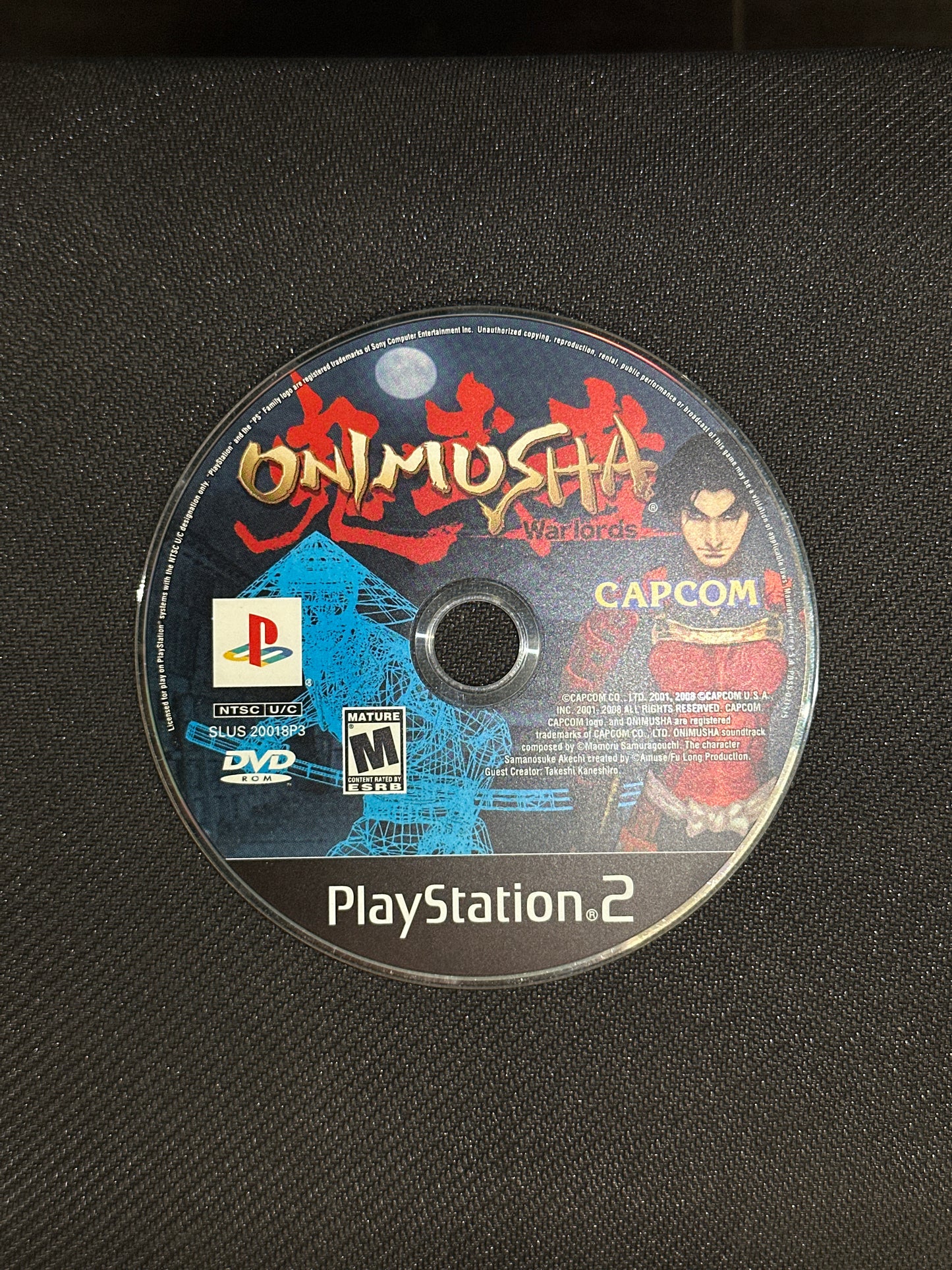 Onimusha Warlords for PlayStation 2 (Loose Disc)