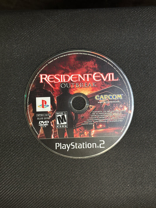 Resident Evil Outbreak for PlayStation 2 (Loose Disc)