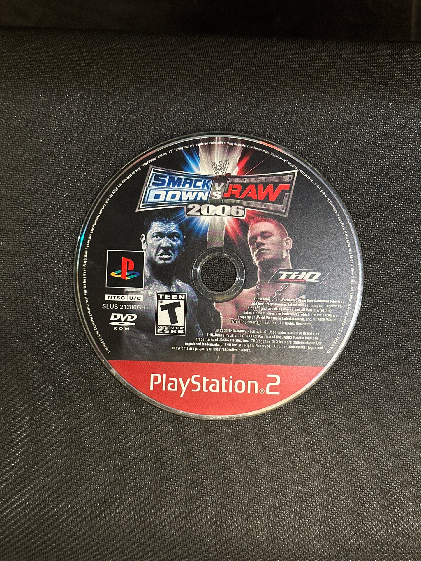 WWE Smackdown vs. Raw 2006 (Greatest Hits) for PlayStation 2 (Loose Disc)
