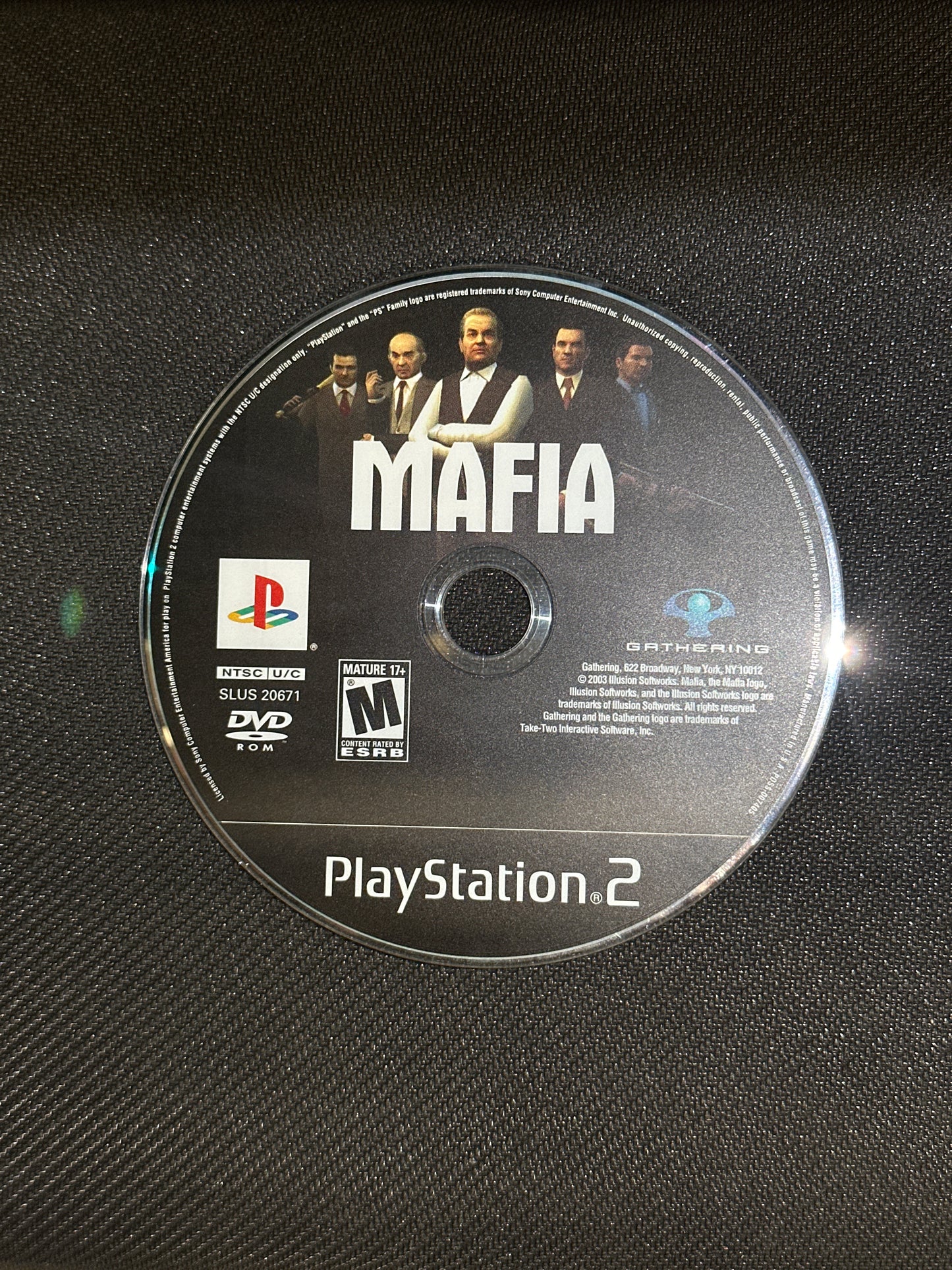 Mafia for PlayStation 2 (loose disc)