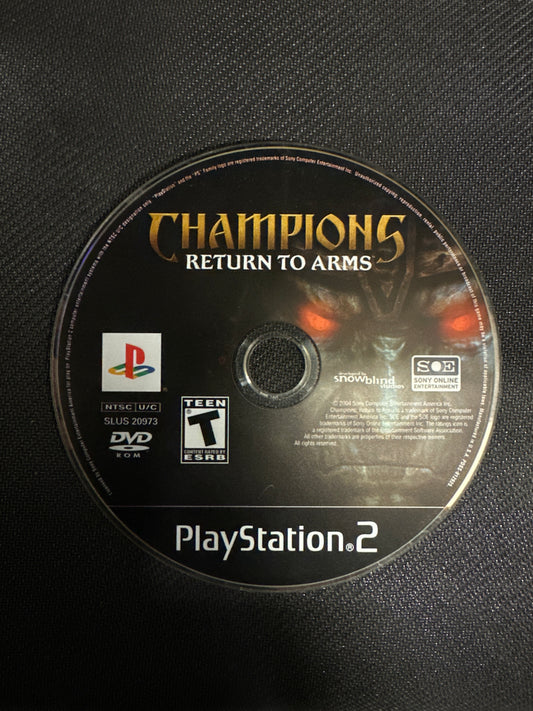 Champions Return to Arms for PlayStation 2 (Loose Disc)