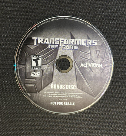 Transformers: The Game (Greatest Hits) for PlayStation 2 (Loose Disc)