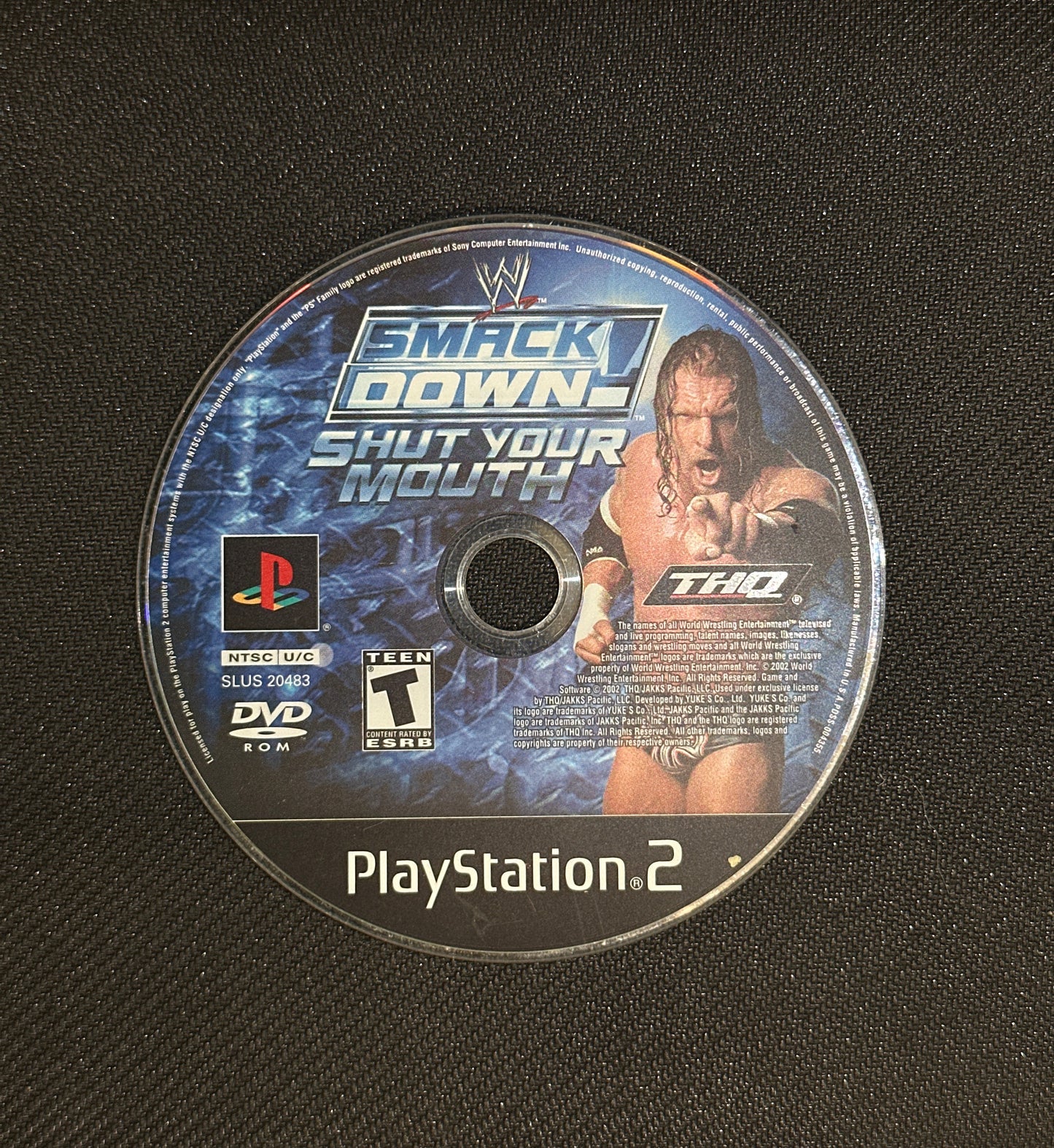 WWE Smackdown Shut Your Mouth for PlayStation 2 (Loose Disc)