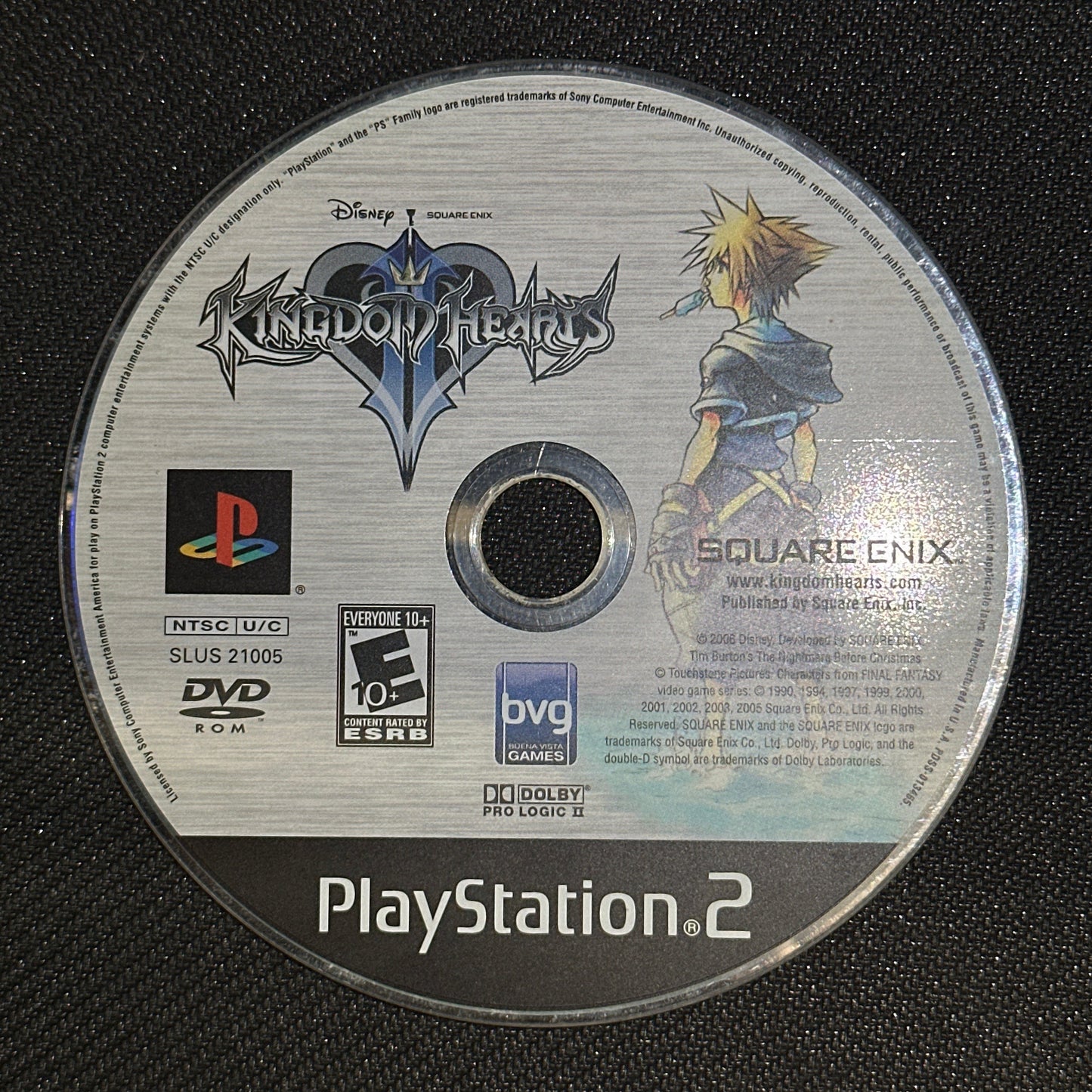 Kingdom Hearts 2 for PlayStation 2 (loose disc)