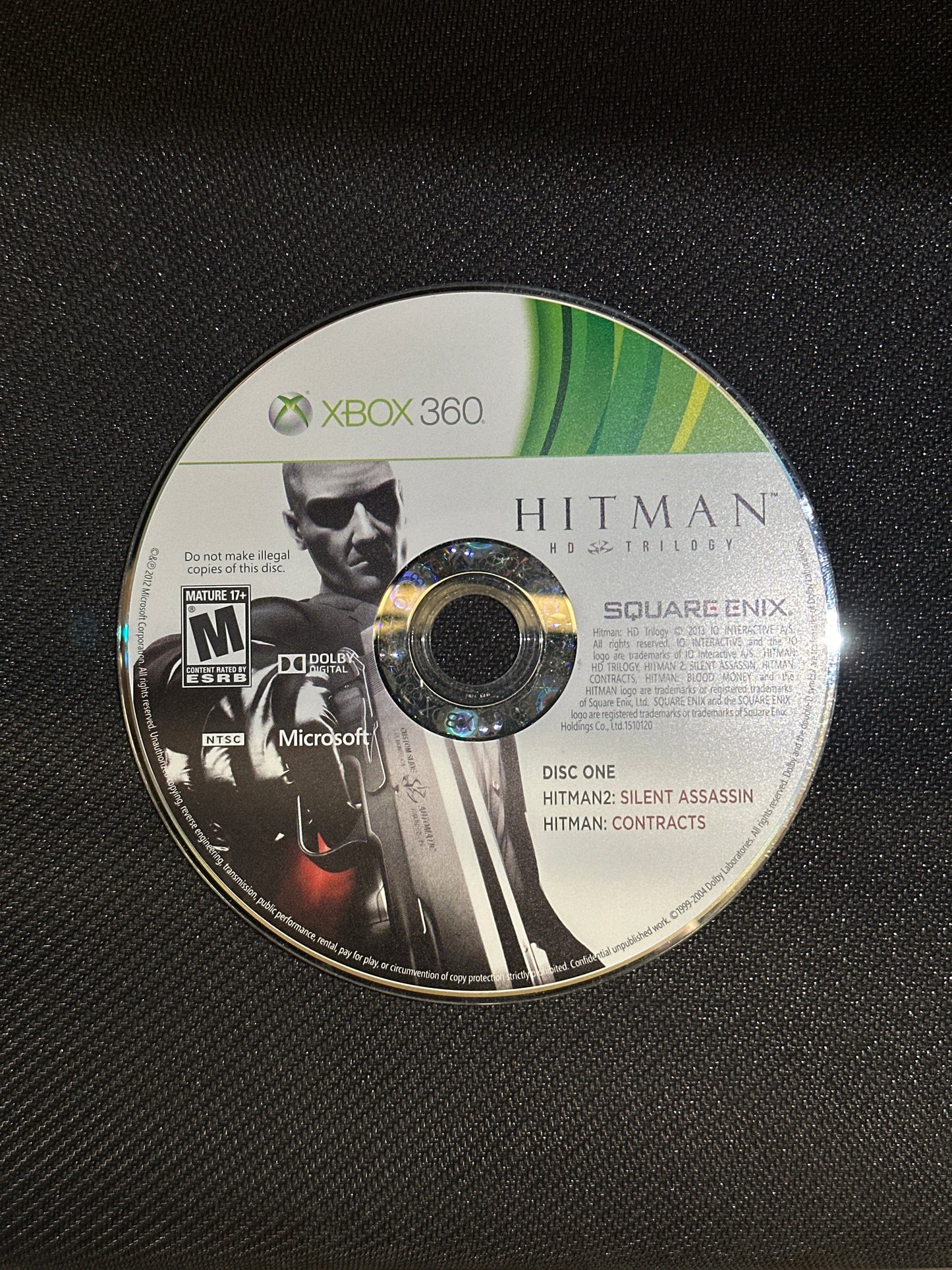 Hitman HD Trilogy for Xbox 360 (Loose Disc 1 & 2)