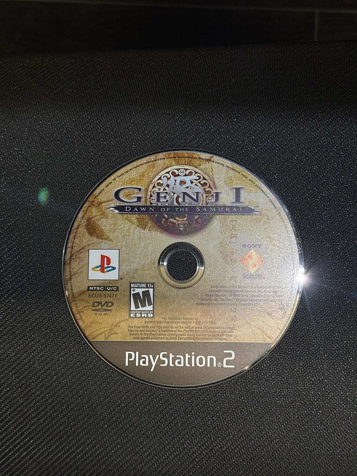 Genji Dawn of the Samurai for PlayStation 2 (Loose Disc)