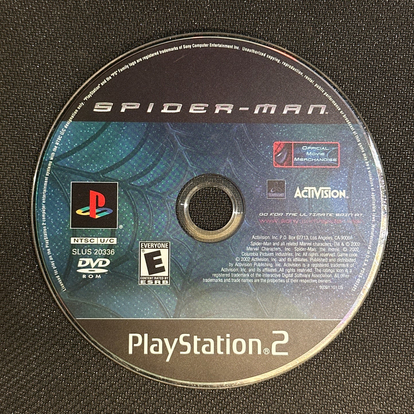 Spider-man for PlayStation 2 (Loose Disc)