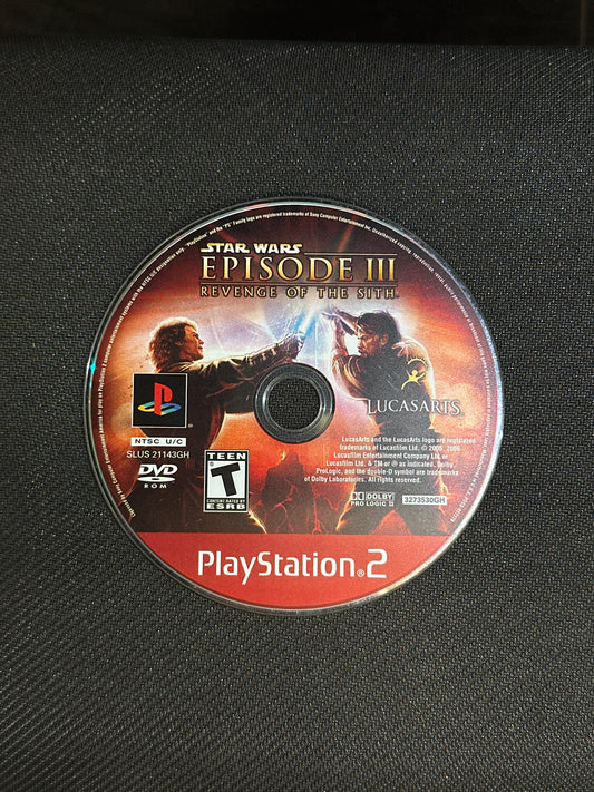 Star Wars Episode III Revenge of the Sith (Greatest Hits) for PlayStation 2 (Loose Disc)