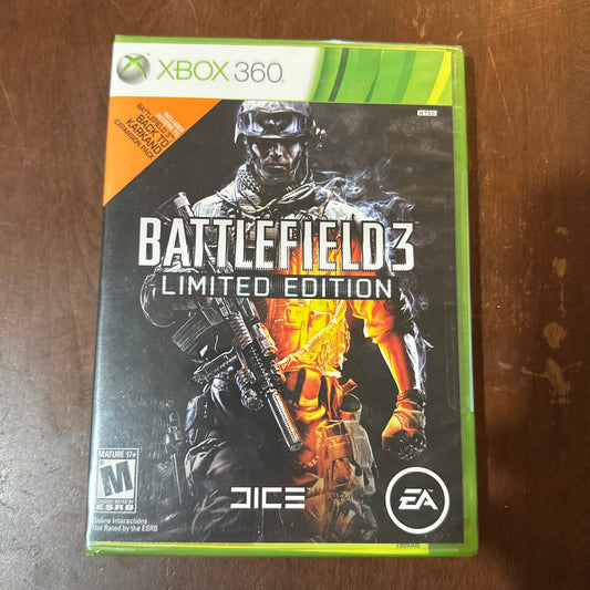 Battlefield 3 Limited Edition for Xbox 360 (SEALED)