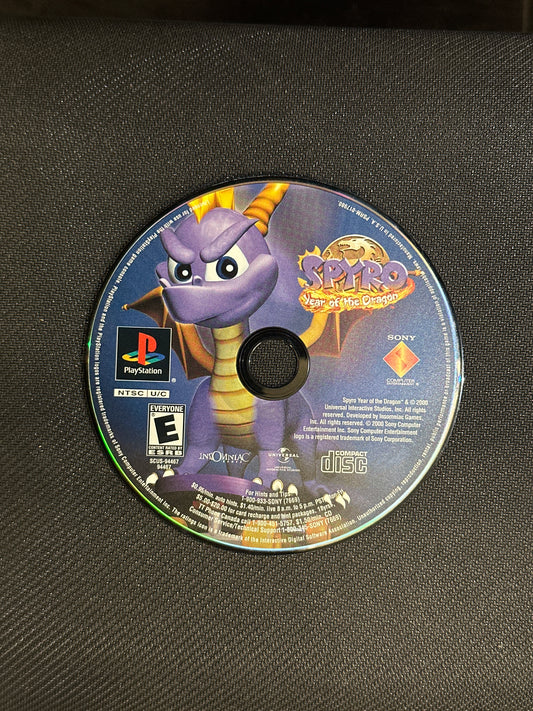 Spyro Year of the Dragon for PlayStation 2 (Loose Disc)