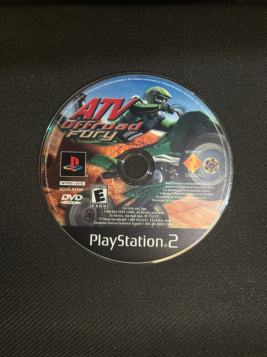 PlayStation 2 game disc on a black textured background