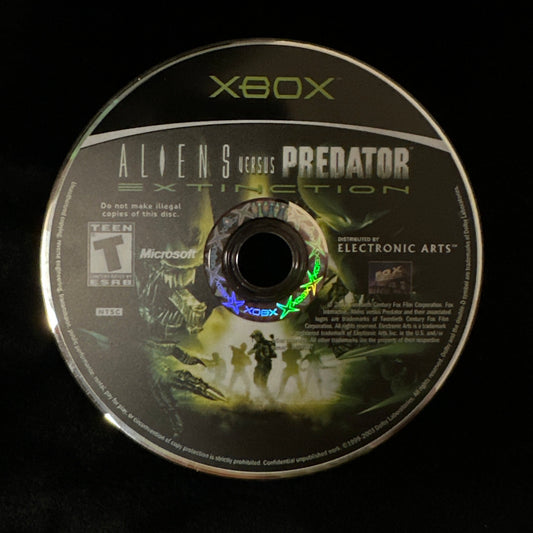 Aliens versus Predator Extinction for Xbox (loose disc)