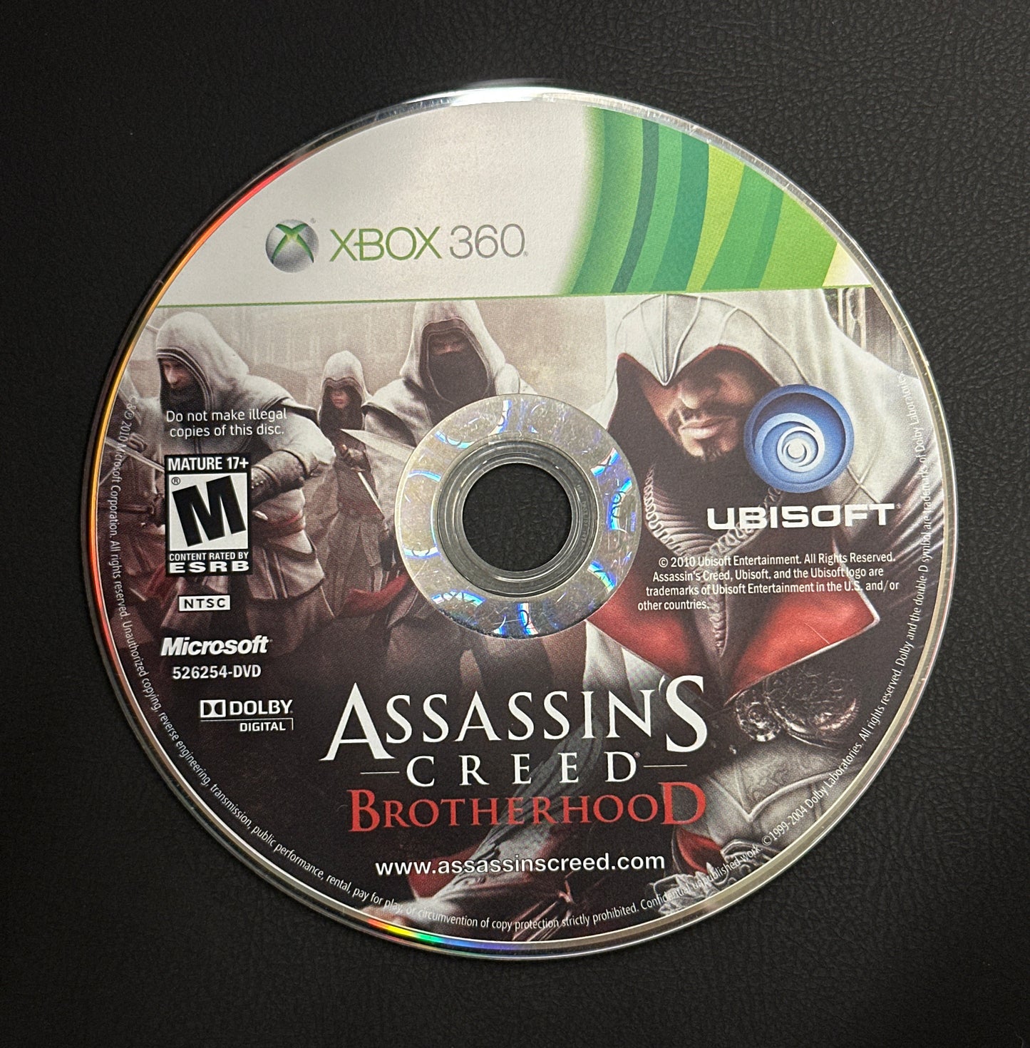 Assassin’s Creed Brotherhood for Xbox 360 (Loose Disc)