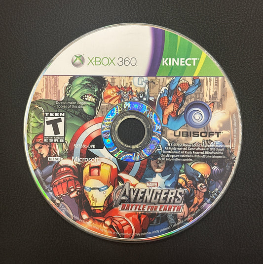 Video game disc for Xbox 360 with colorful graphics on a black background
