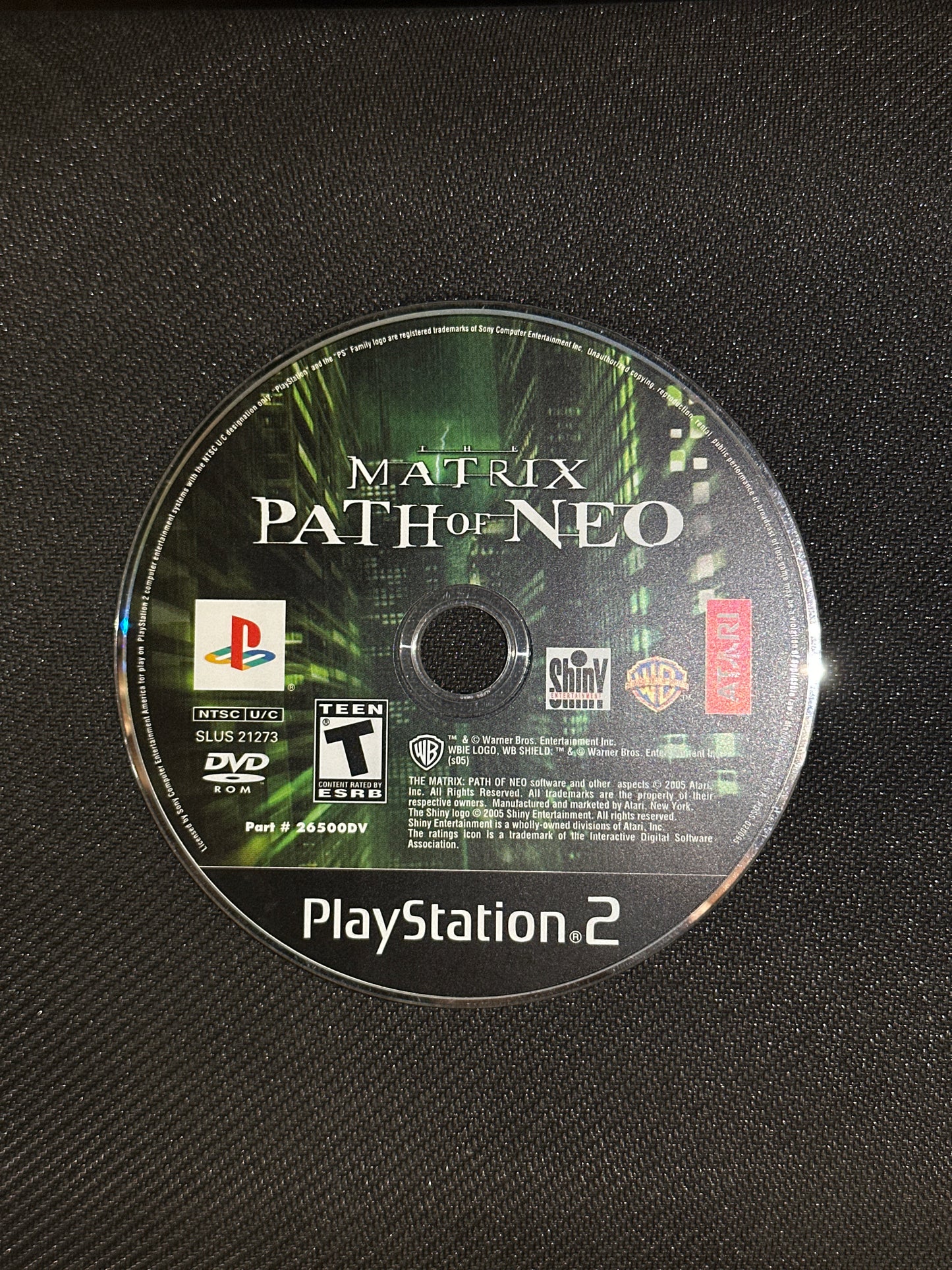 The Matrix Path of Neo for PlayStation 2 (Loose Disc)
