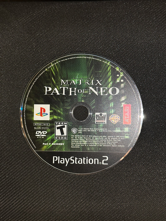 The Matrix Path of Neo for PlayStation 2 (Loose Disc)