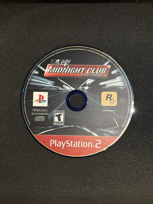 Midnight Club Street Racing (Greatest Hits) for PlayStation 2 (loose disc)