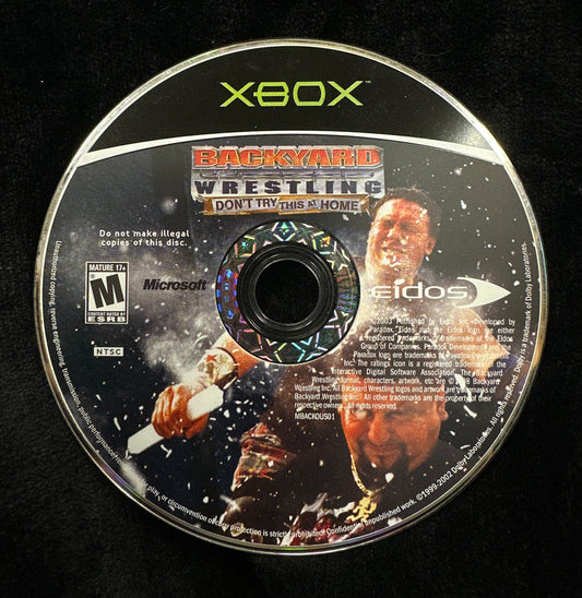 Backyard Wrestling: Don’t Try This At Home for Xbox (Loose Disc)