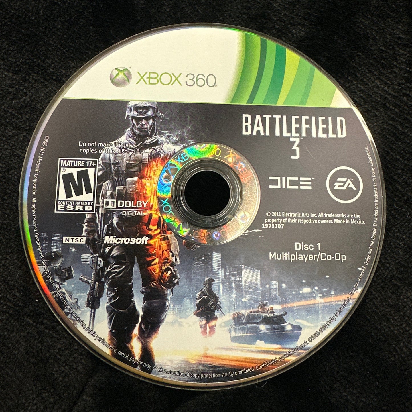 Battlefield 3 for Xbox 360 (Loose Disc)