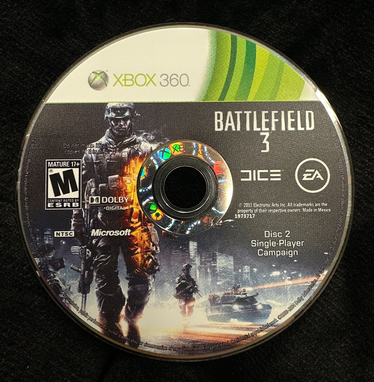 Battlefield 3 for Xbox 360 (Loose Disc)