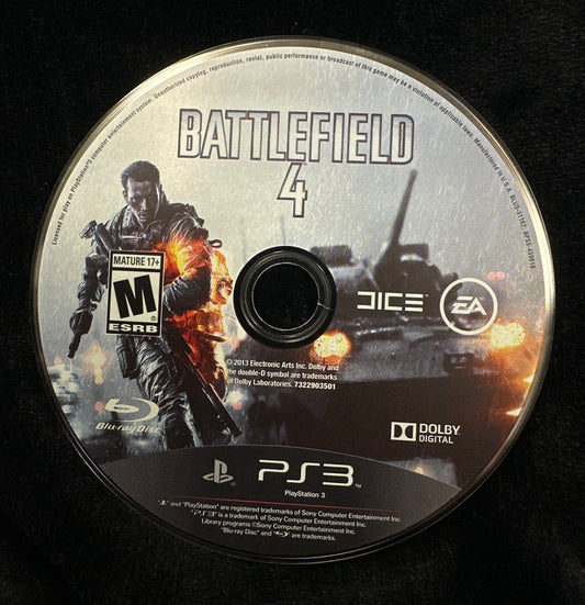 Battlefield 4 for PlayStation 3 (Loose Disc)