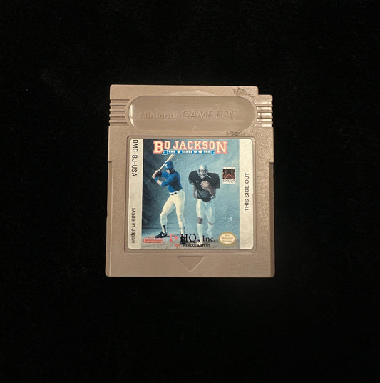 Bo Jackson Two Games in One for Game Boy