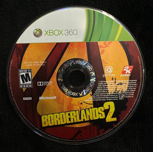 Borderlands 2 for Xbox 360 (Loose Disc)