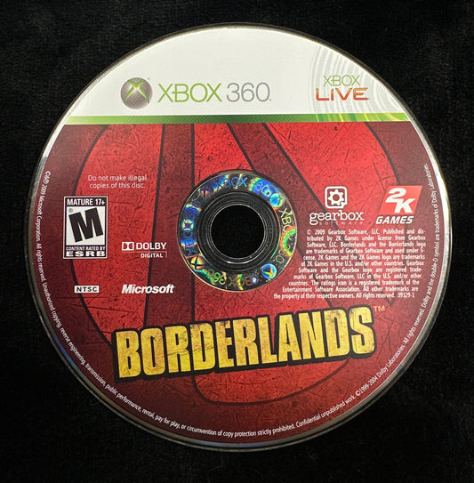 Borderlands for Xbox 360 (Loose Disc)
