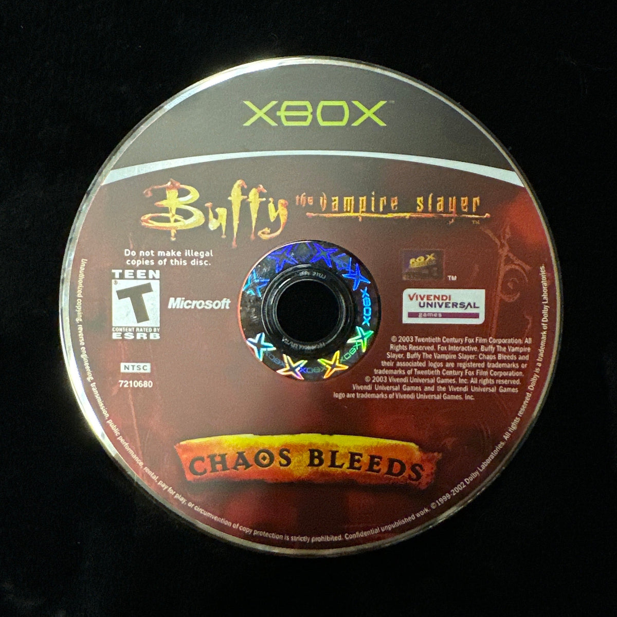 Buffy the Vampire Slayer: Chaos Bleeds for Xbox (loose disc)