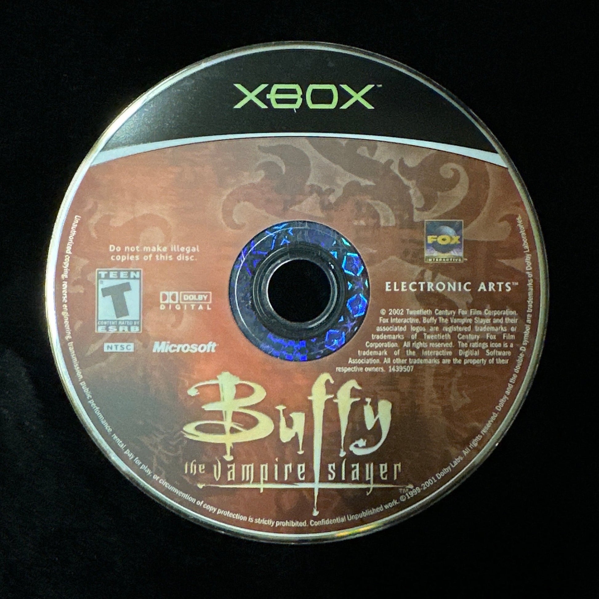 Buffy the Vampire Slayer for Xbox (loose disc)