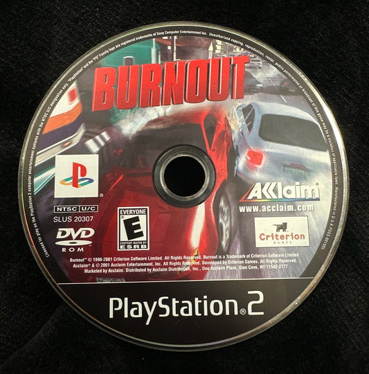 Burnout for PlayStation 2 (Loose Disc)