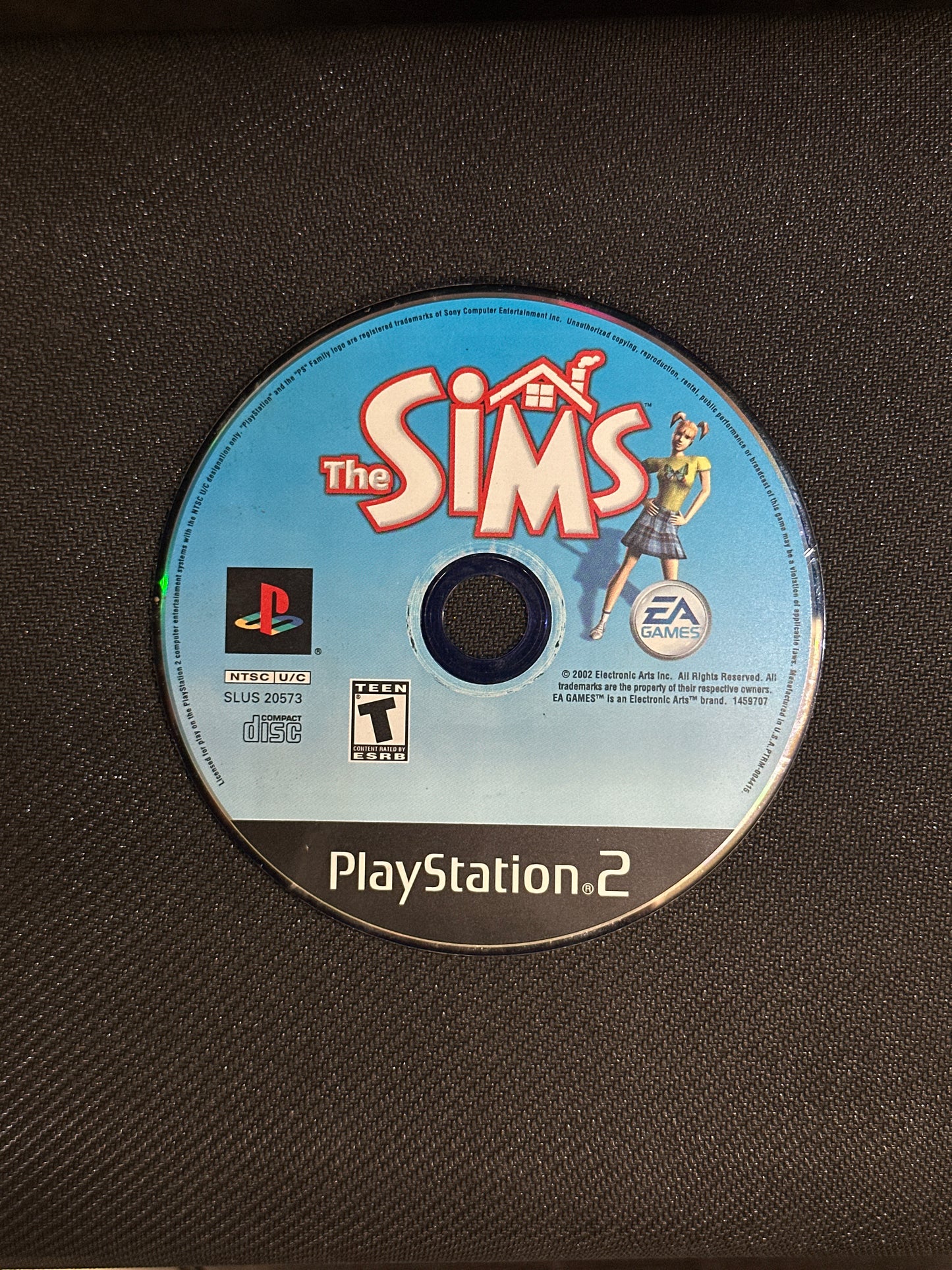 The Sims for PlayStation 2 (loose disc)